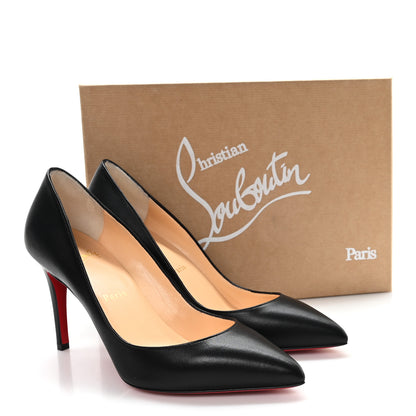 Christian Louboutin Shiny Nappa Pigalle Follies 85 Pumps 38.5 Black 9 of 9