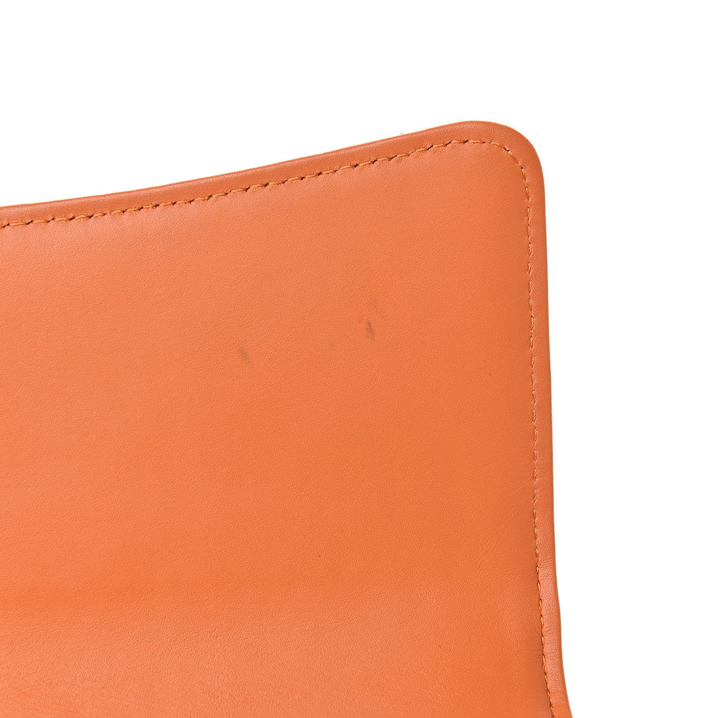 Patent Quilted Travel Wallet Orange