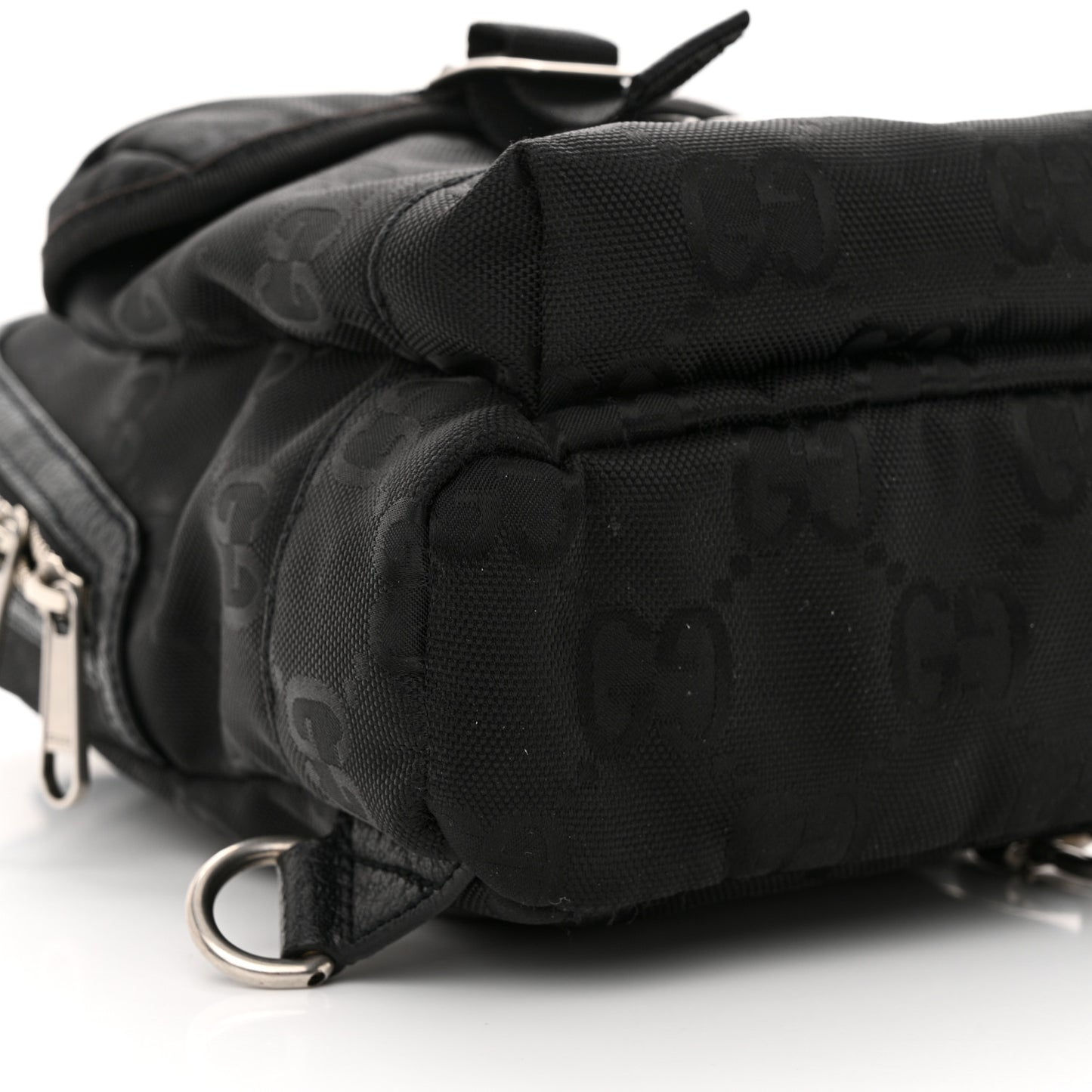 Econyl Nylon Monogram Off The Grid Sling Backpack Black