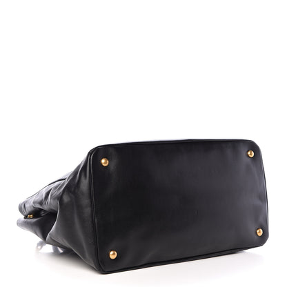 Prada Soft Calf Tote Black 5 of 11