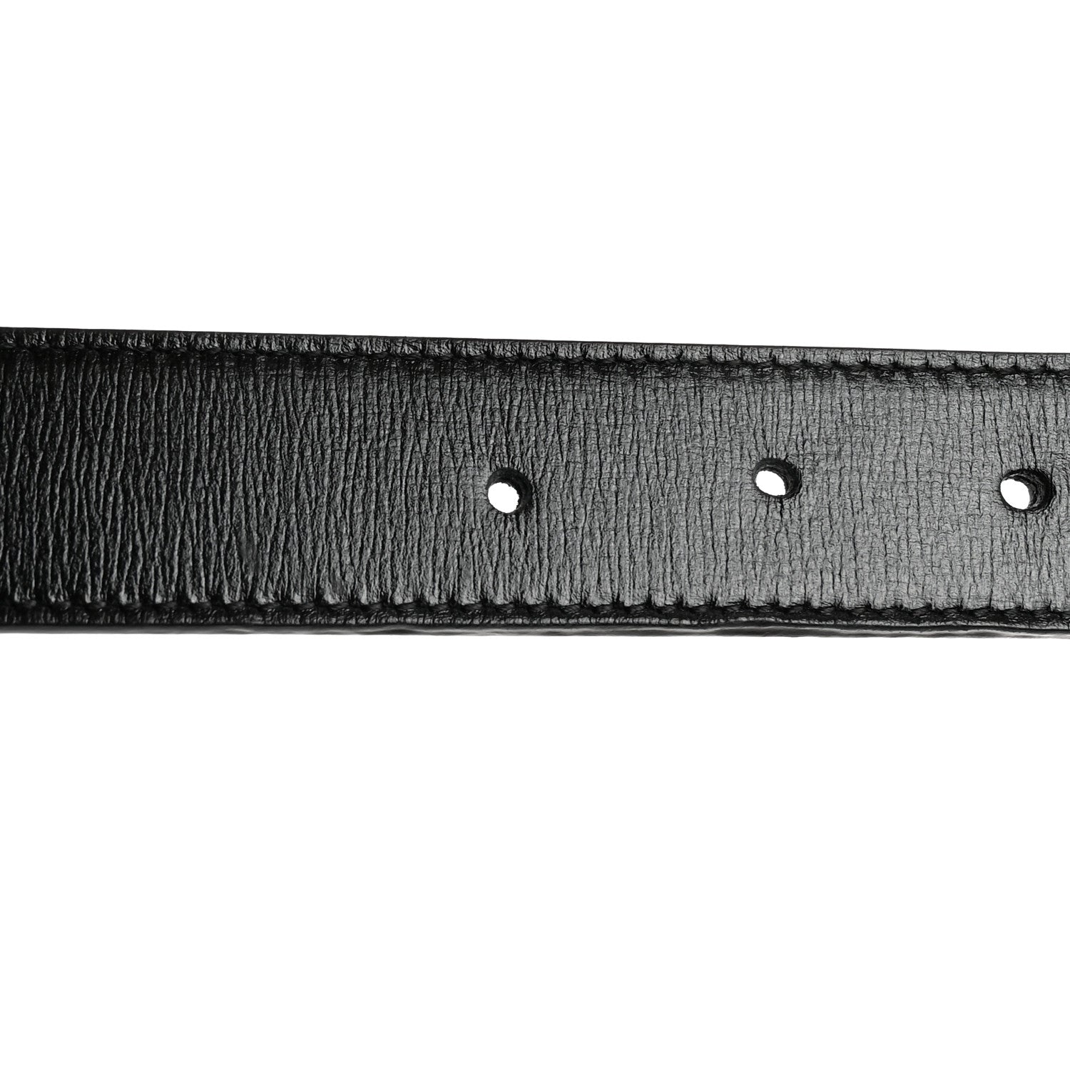 Gucci Azalea Calfskin Enamel Monochrome Double G 30mm Belt 85 34 Black 6 of 8