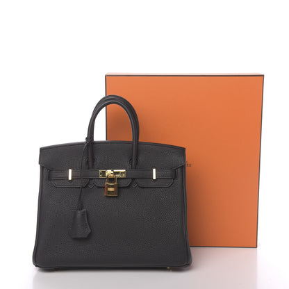 Hermes Togo Birkin 25 Black 11 of 11
