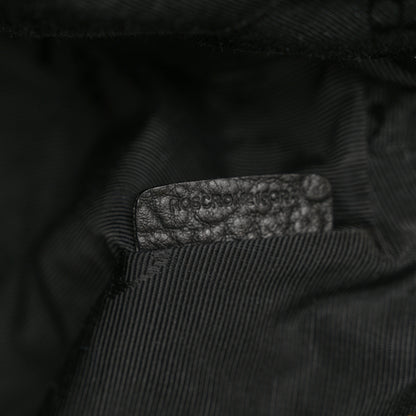 Burberry Heritage Grain Check Embossed Small Orchard Bowling Bag Black 7 of 13