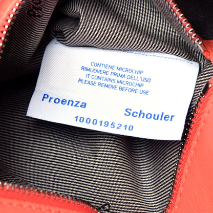 Proenza Schouler Lambskin PS1 Mini Crossbody Bag Neon Coral 7 of 9