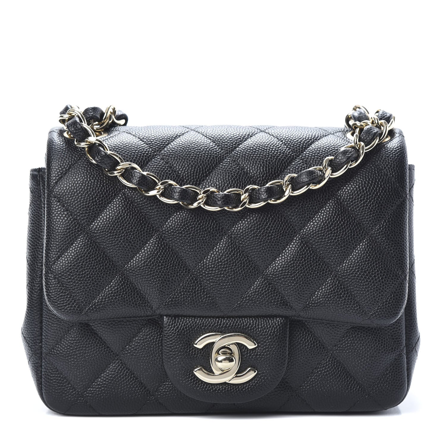 Chanel Caviar Quilted Mini Square Flap Black 1 of 10