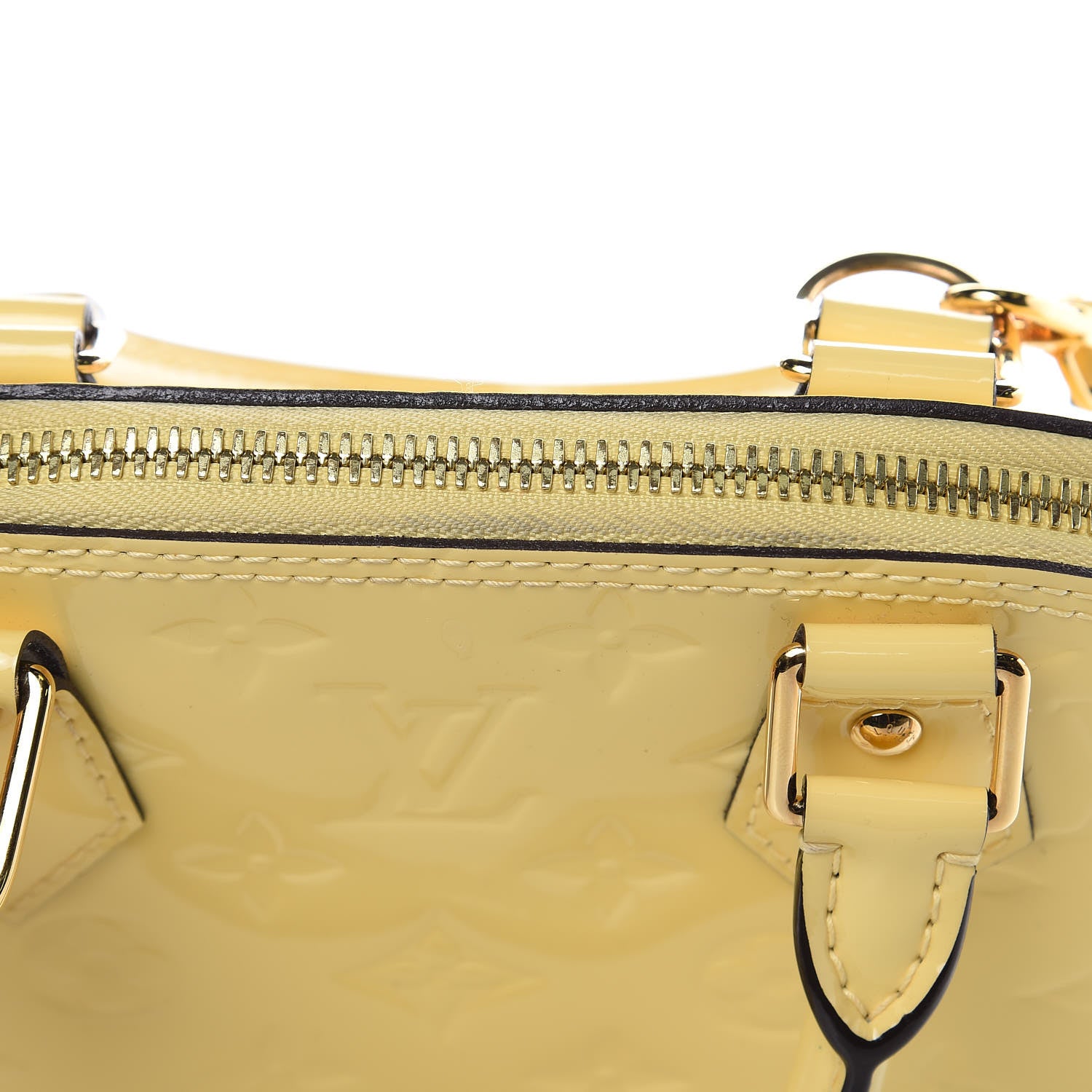 Louis Vuitton Vernis Alma BB Citrine 9 of 9