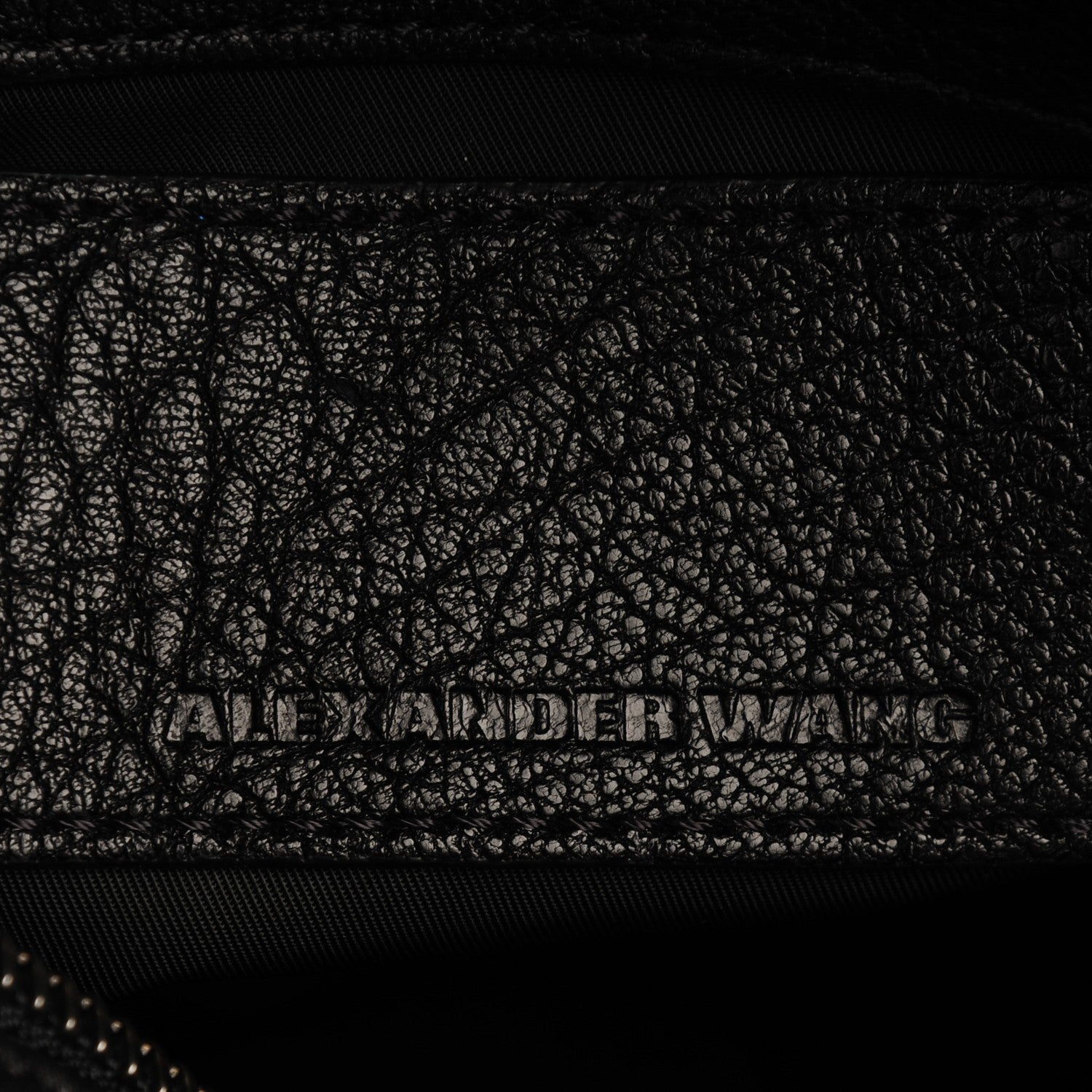 Alexander Wang Pebbled Lambskin Rocco Black Nickel Hardware 6 of 6