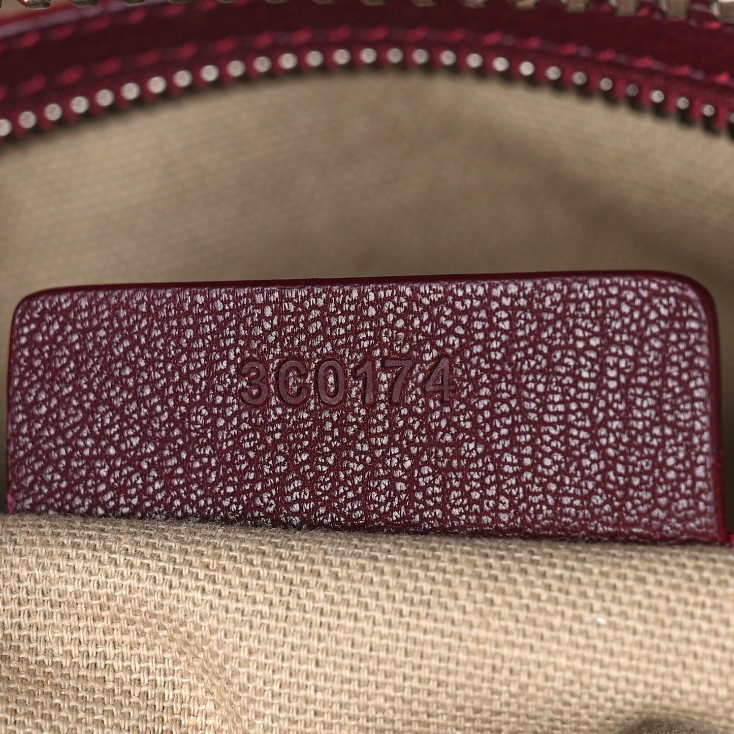 Sugar Goatskin Medium Antigona Oxblood