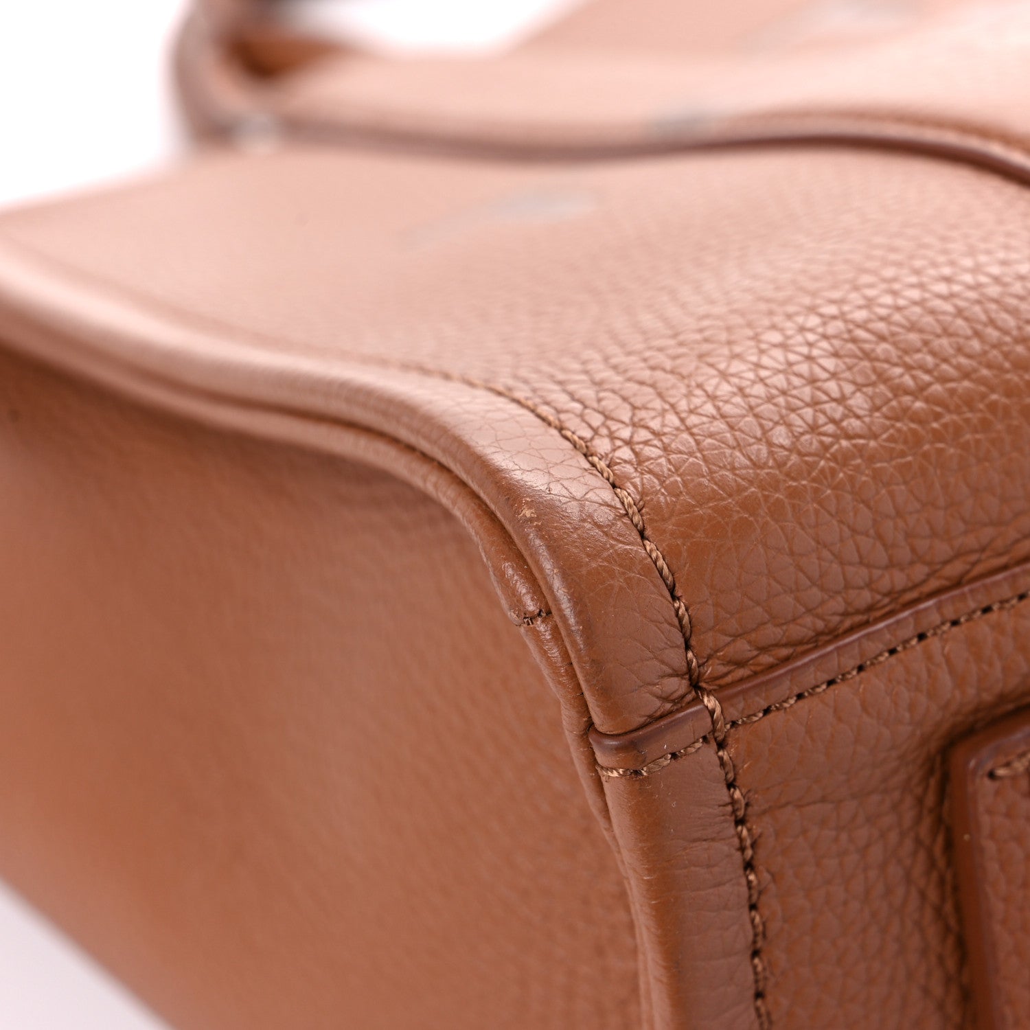 Marc Jacobs Grained Calfskin Medium The Tote Bag Argan Oil 9 of 16