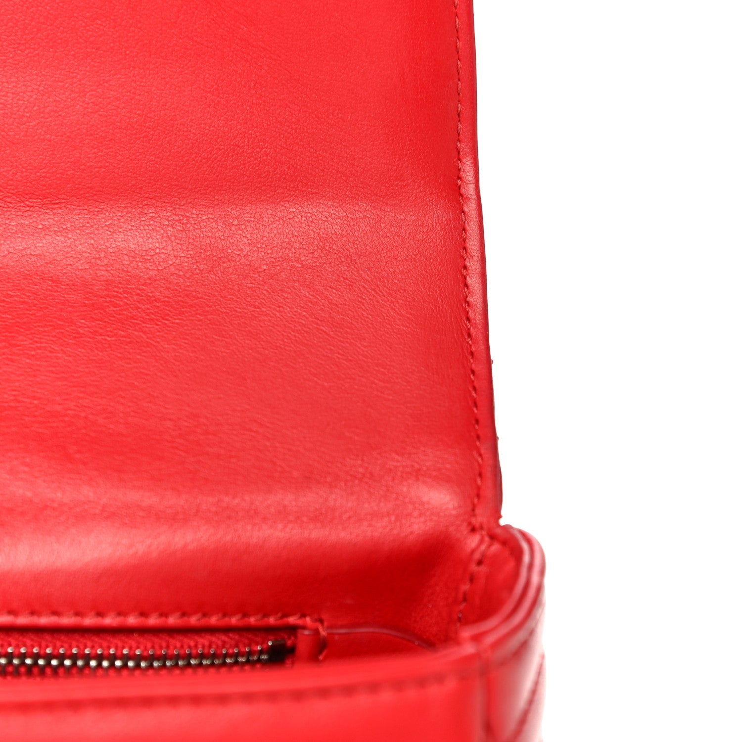 Prada Soft Calfskin Impunture Diagramme Medium Chain Flap Shoulder Bag Fuoco 10 of 12
