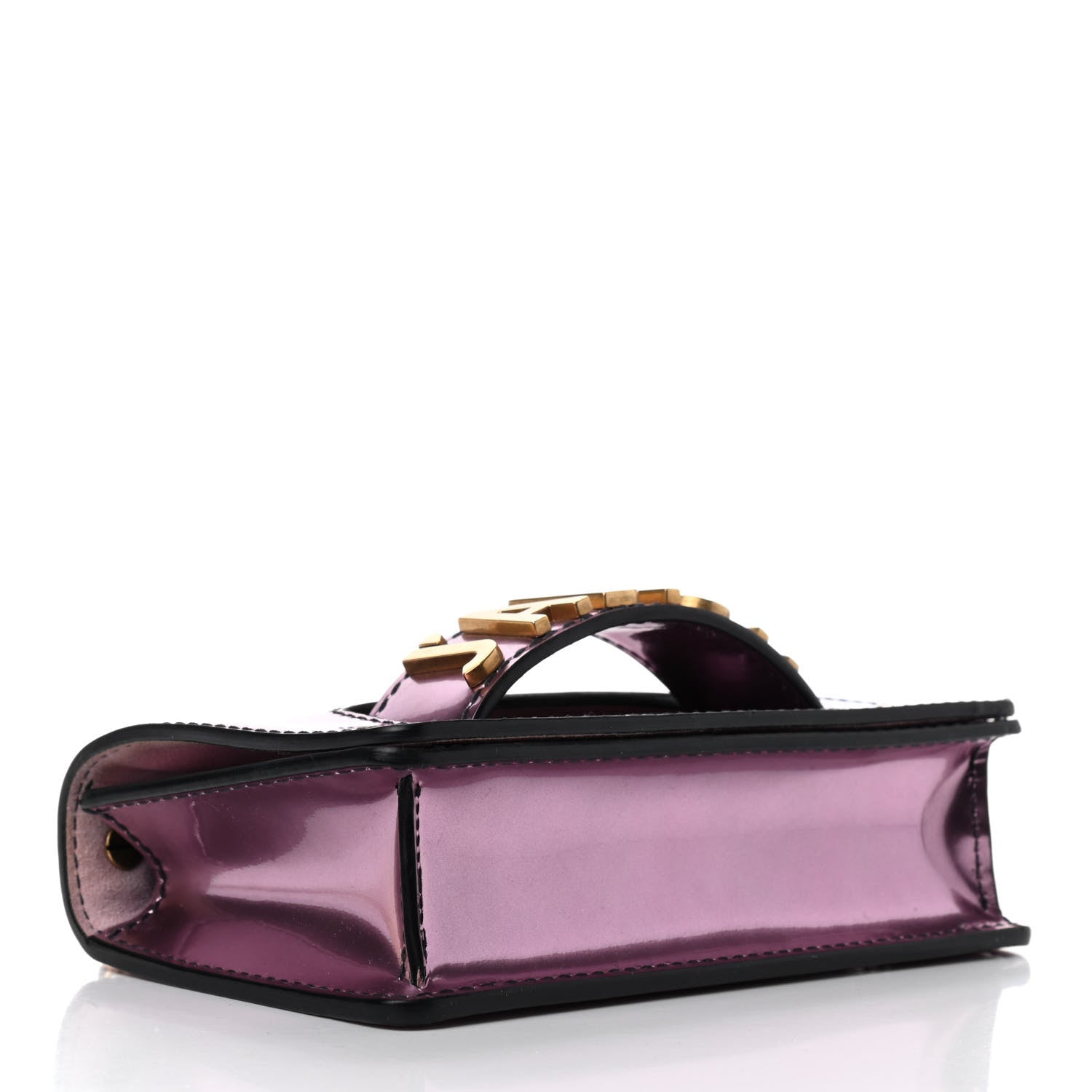 Christian Dior Metallic Calfskin J'Adior Mini Chain Flap Bag Pink 4 of 10