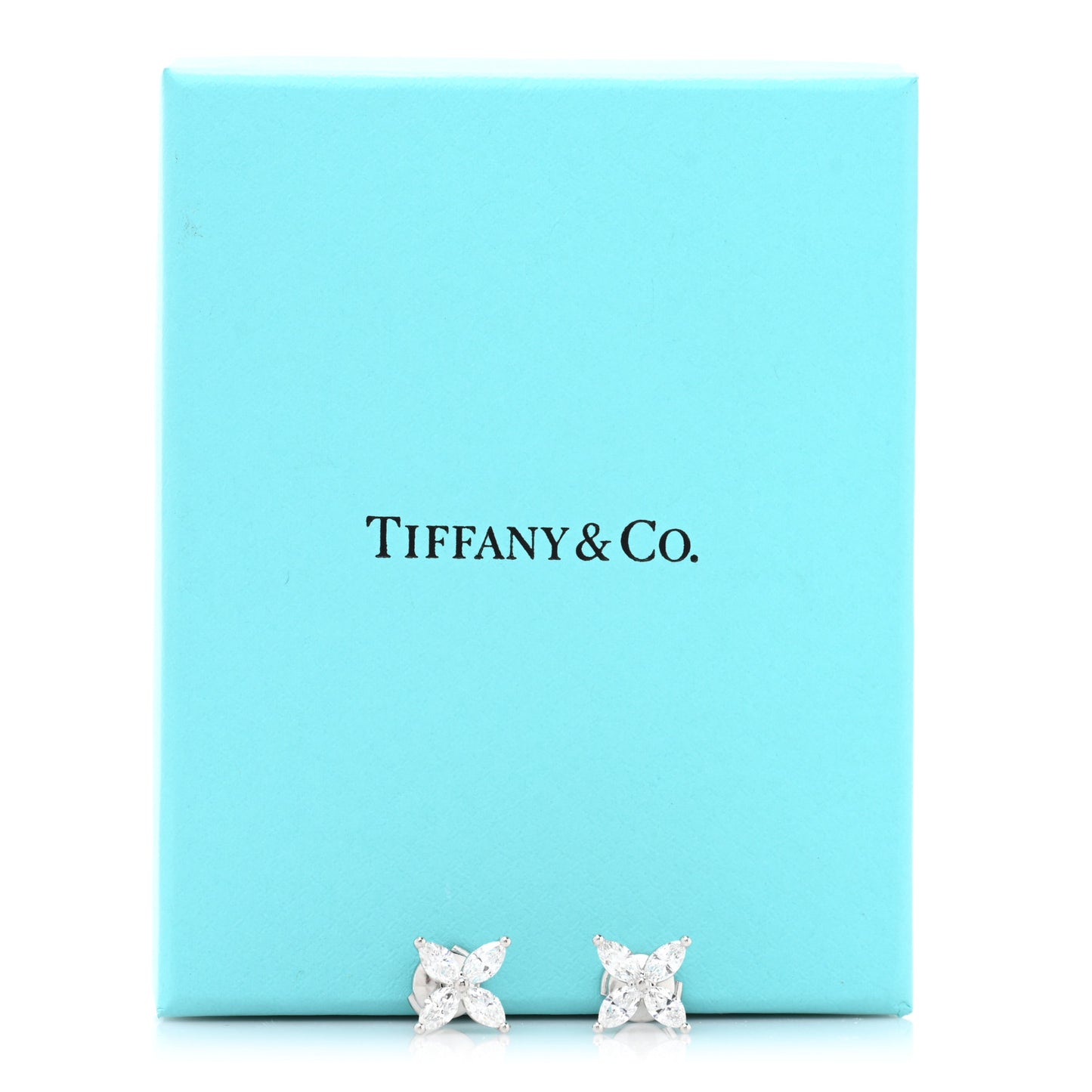 Platinum Diamond Large Victoria Earrings