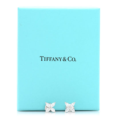 Tiffany Platinum Diamond Large Victoria Earrings 5 of 5