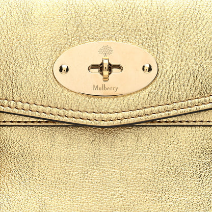 Mulberry Metallic Heavy Grain Mini Alexa Gold 7 of 9