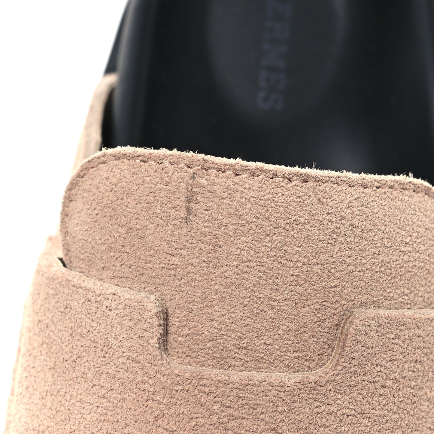 Suede Calfskin Go Mules 37 Beige Nude