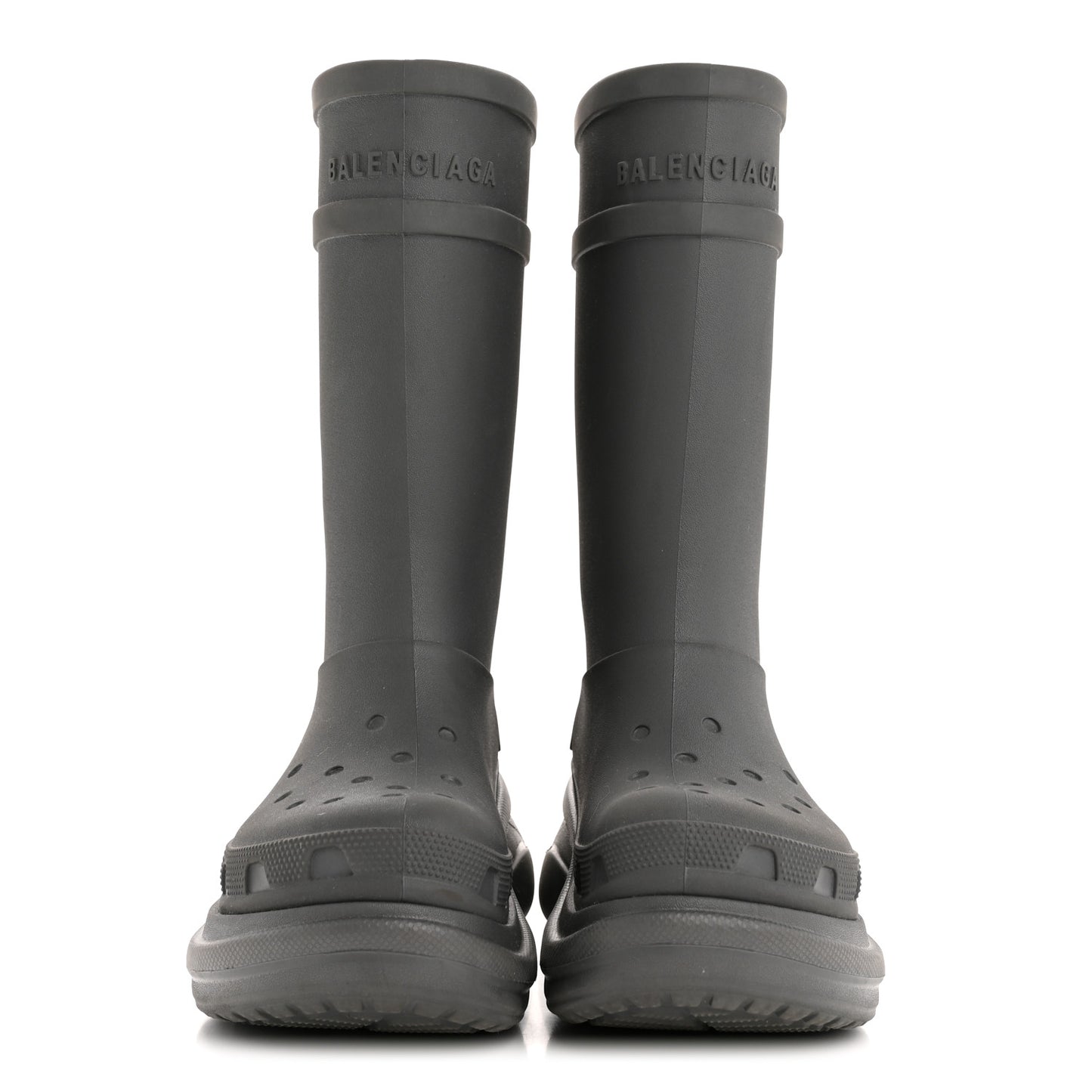 X CROCS Rubber Womens Rain Boots 37 Grafite