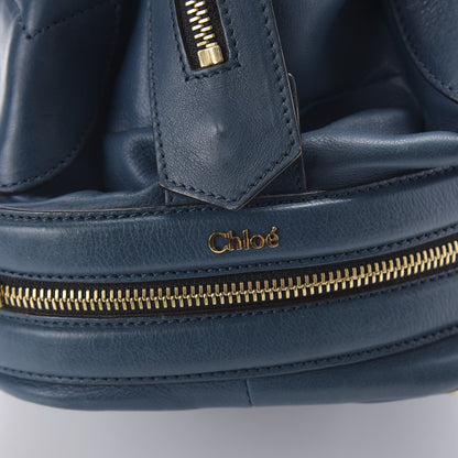 Chloe Calfskin Cary Zipped Shoulder Bag Petrol 11 of 11
