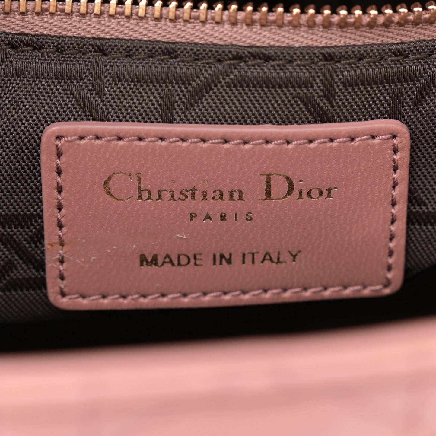 Lambskin Cannage Small Lucky Badges My Lady Dior Fard