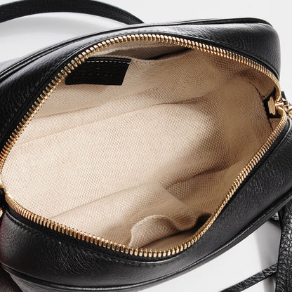 Gucci Pebbled Calfskin Small Soho Disco Bag Black 5 of 7
