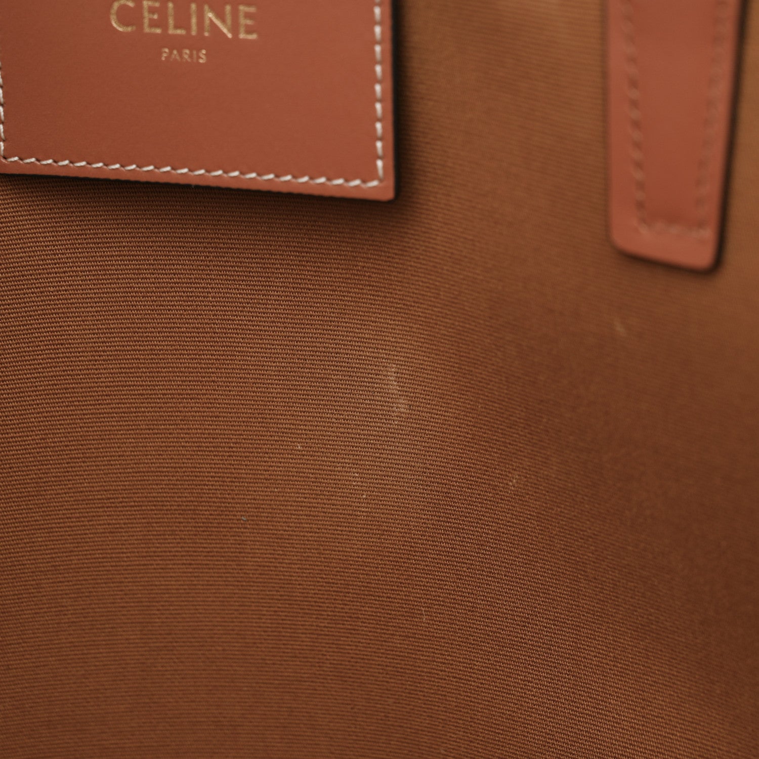 Celine Canvas Calfskin Camouflage Large Couffin Logo Tote Khaki 12 of 12