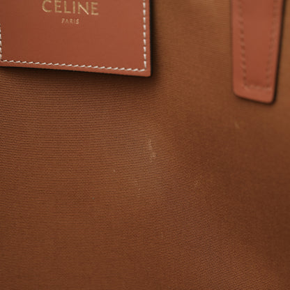 Celine Canvas Calfskin Camouflage Large Couffin Logo Tote Khaki 12 of 12