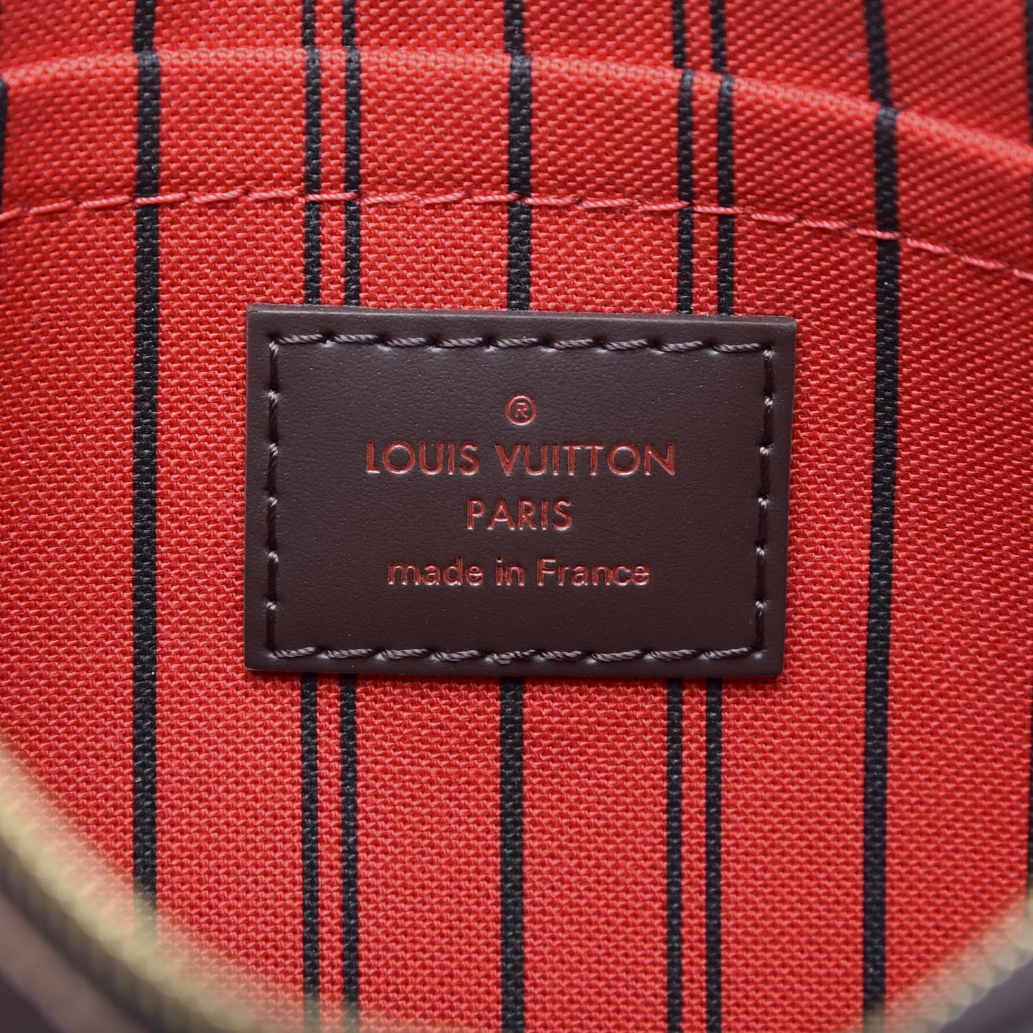 Louis Vuitton Damier Ebene Neverfull MM GM Pochette 7 of 8