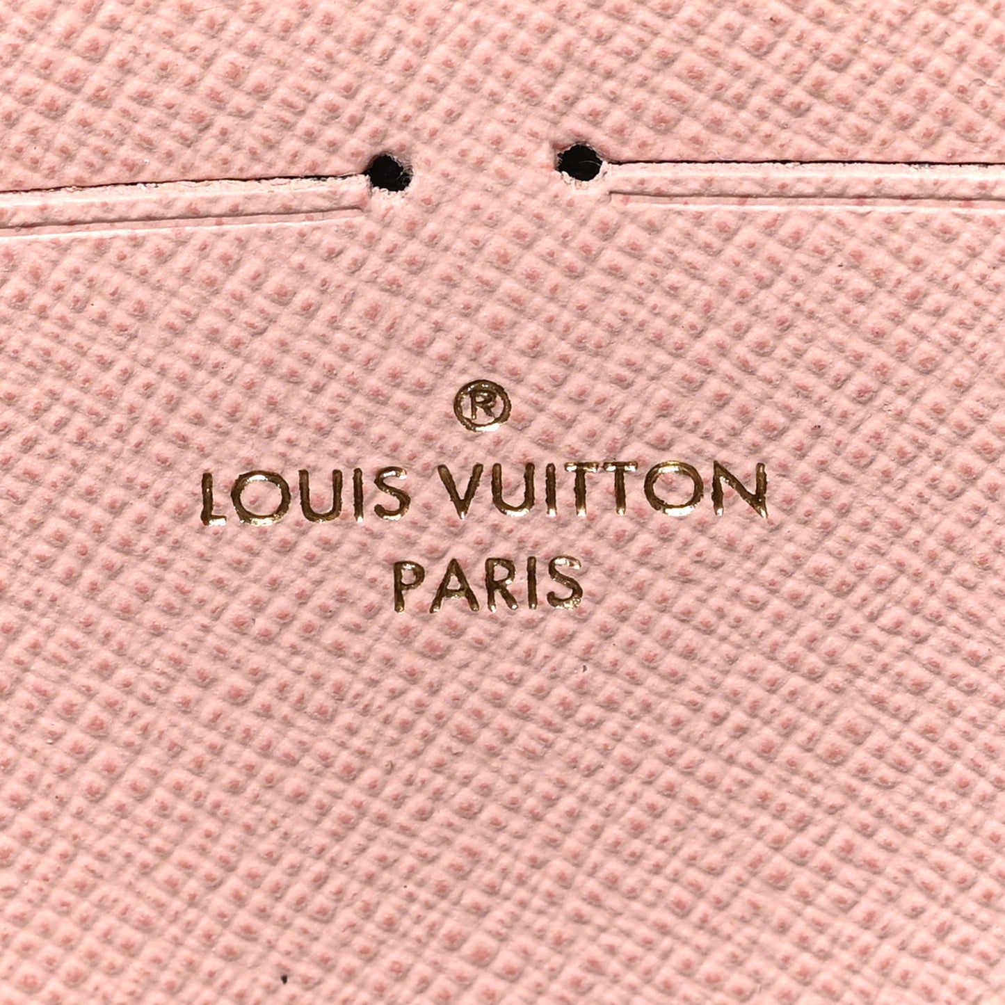 Monogram Clemence Wallet Rose Ballerine