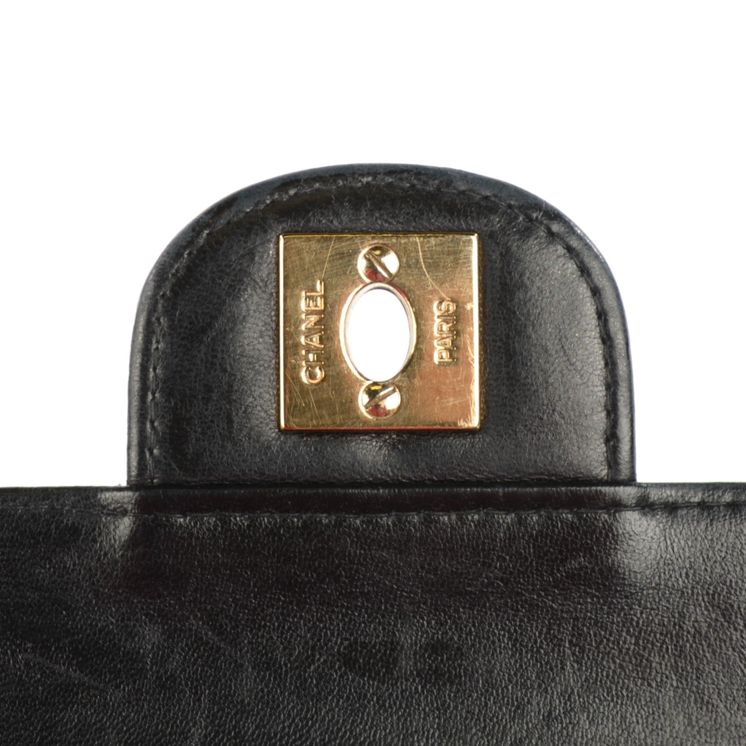 Chanel Lambskin East West Chocolate Bar Flap Black 9 of 9