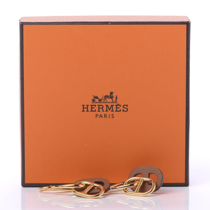 Hermes Swift O'Maillon Earrings Gold 6 of 6