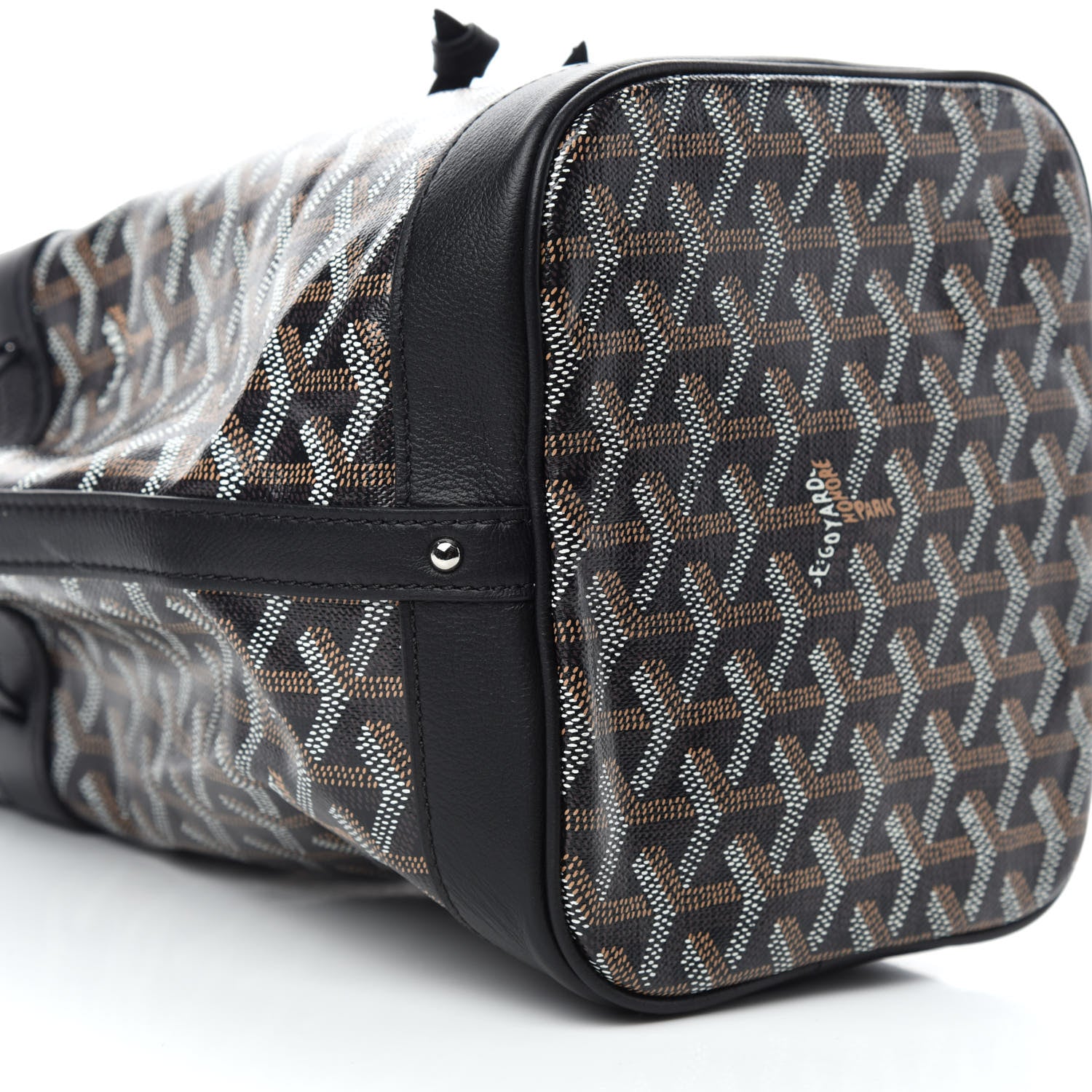Goyard Goyardine Petit Flot Bucket Bag PM Black 8 of 9