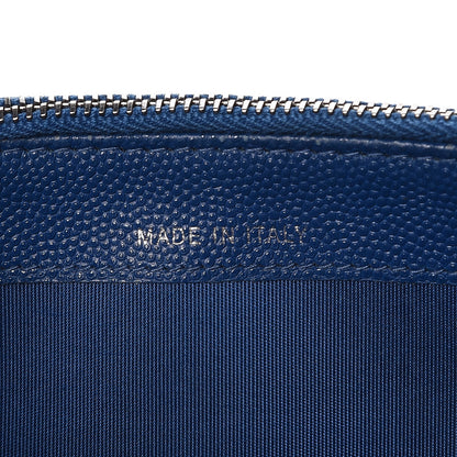 Chanel Caviar Quilted Small Boy Clutch With Chain Blue 8 of 16
