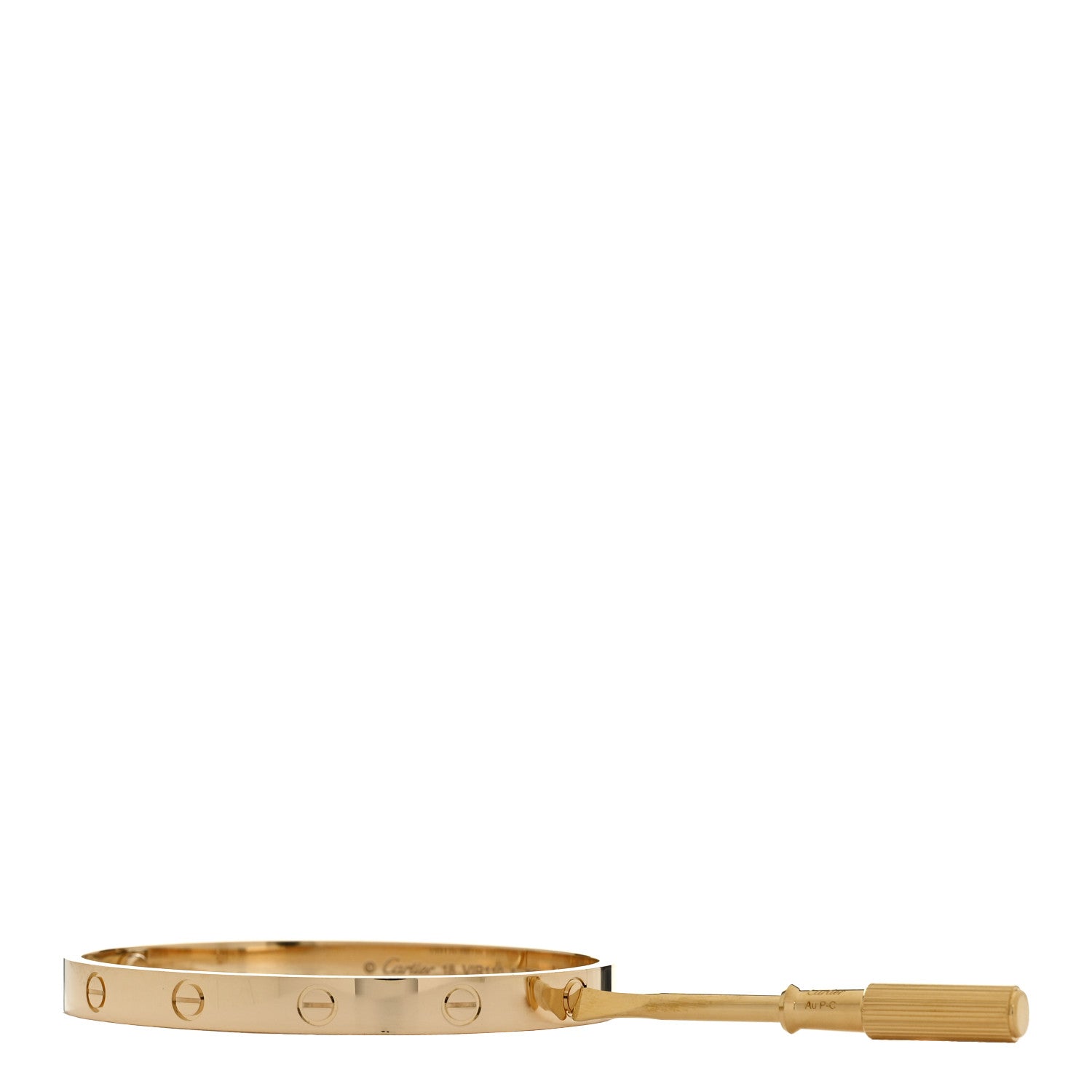 Cartier 18K Yellow Gold LOVE Bracelet 18 3 of 9