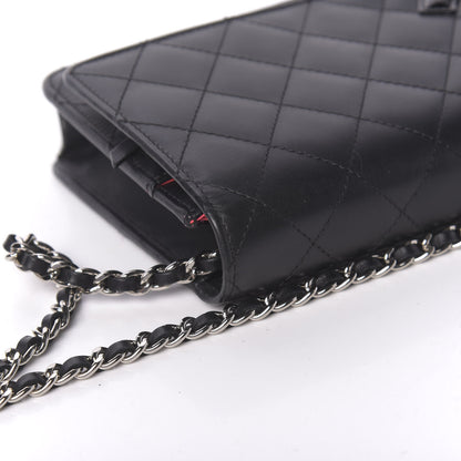 Chanel Calfskin Quilted Cambon Wallet On Chain WOC Black 16 of 23