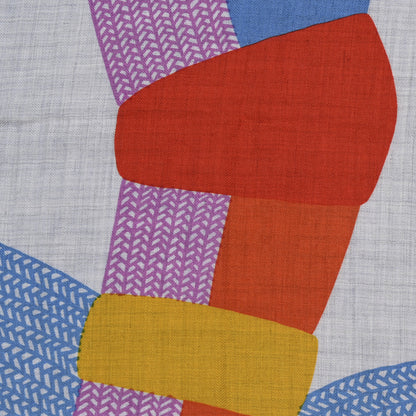 Hermes Cashmere Silk Mon Premier Galop Shawl 140 Gris Chine Rouge 6 of 6