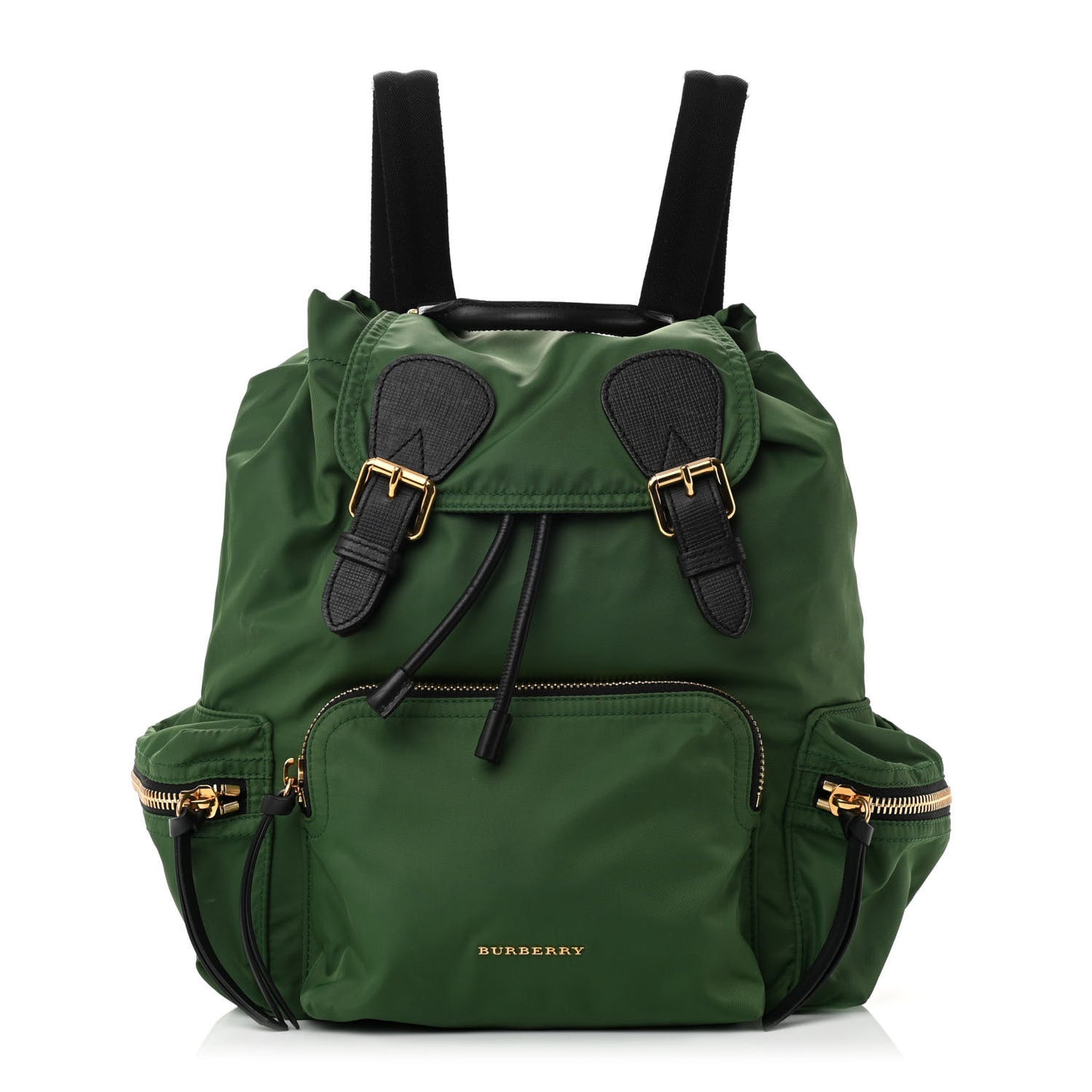Nylon Medium Rucksack Backpack Green