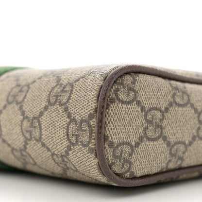 Gucci GG Supreme Monogram Web Small Ophidia Messenger Bag Brown 10 of 14