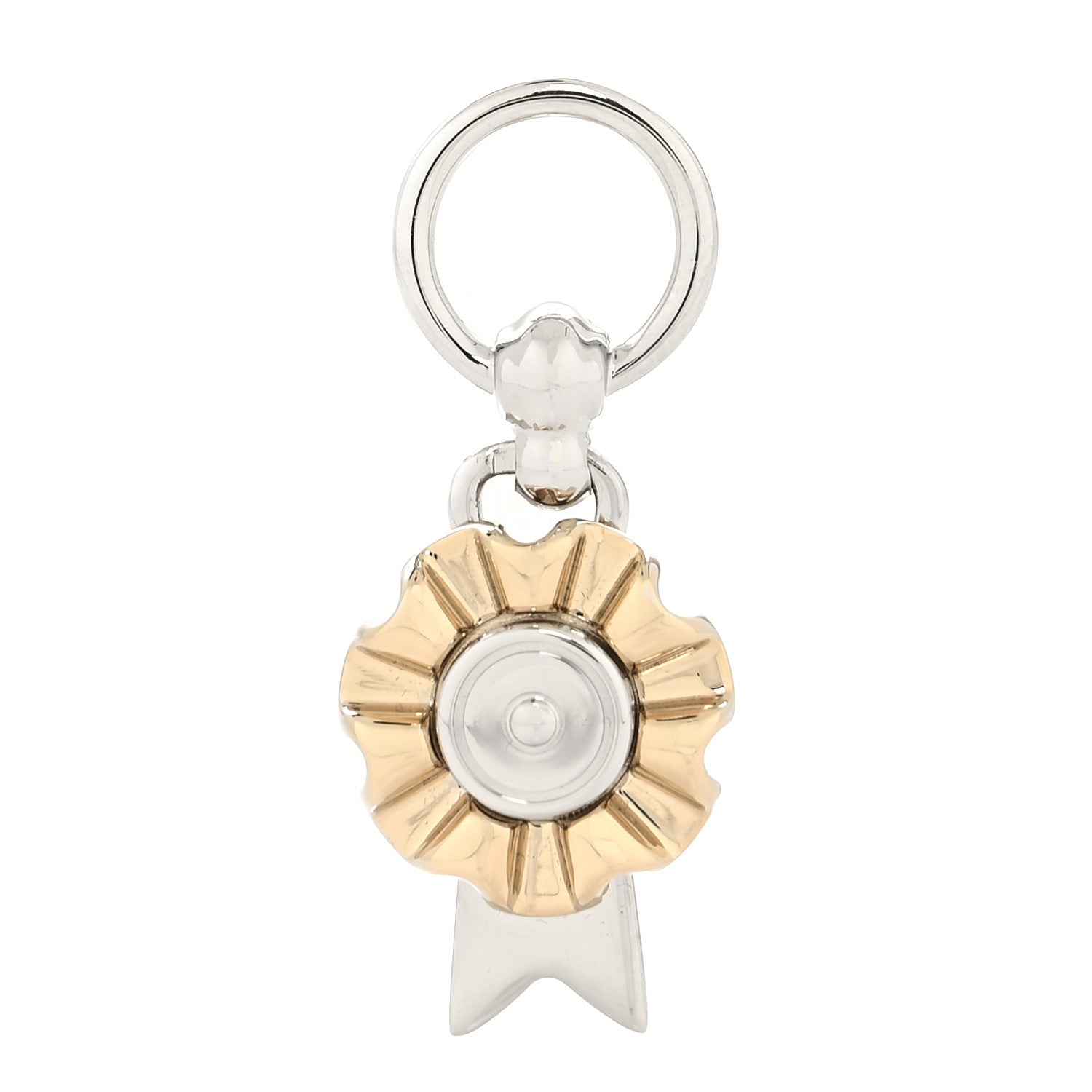 Hermes Palladium Charms Flot Twilly Ring 1 of 3