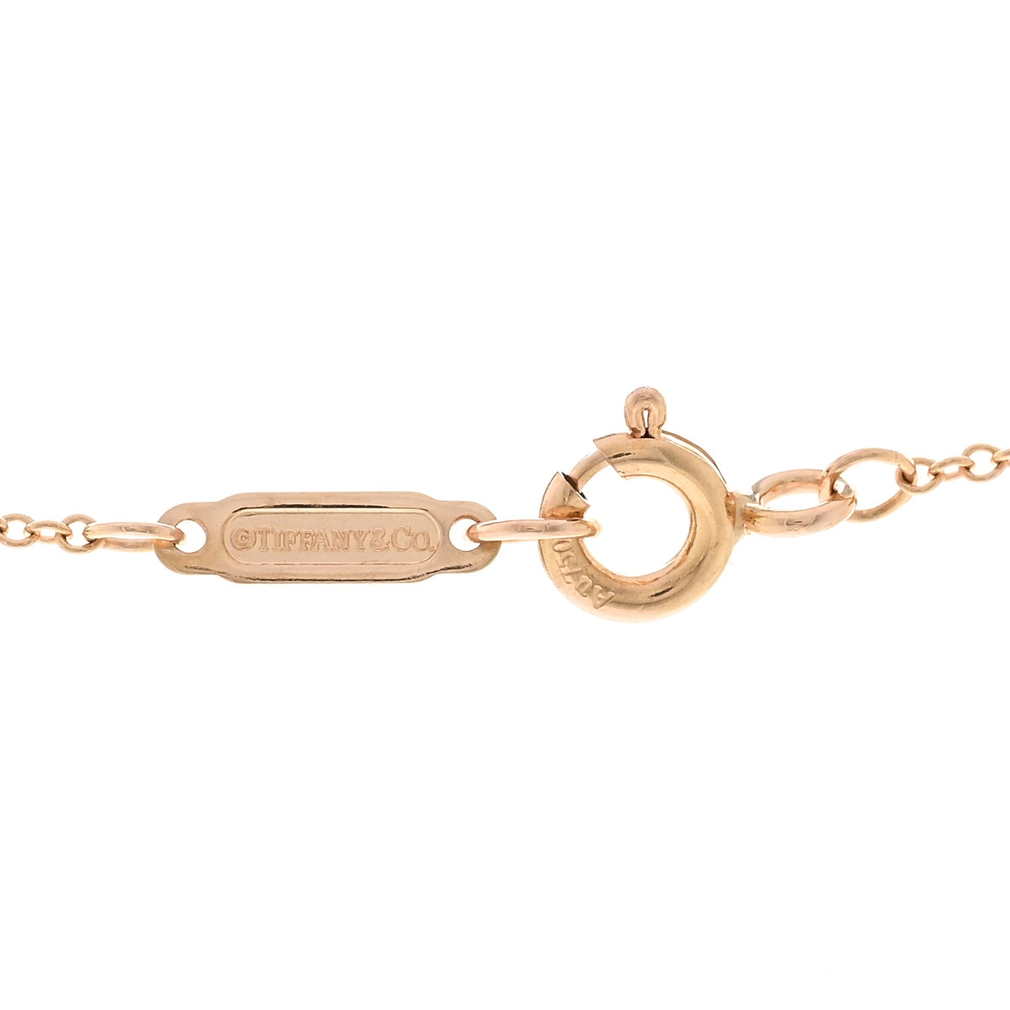 18K Rose Gold Diamond .17ct Solitaire Pendant Necklace