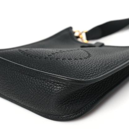 Hermes Taurillon Clemence Evelyne TPM Black 10 of 10