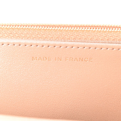 Chanel Iridescent Caviar Quilted Wallet On Chain WOC Beige 7 of 12