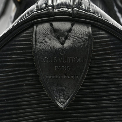 Louis Vuitton Epi Speedy 25 Black 6 of 9