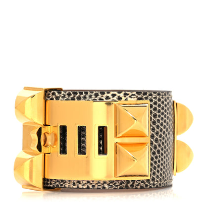 Hermes Lizard Collier De Chien CDC Bracelet S Ombre 3 of 5