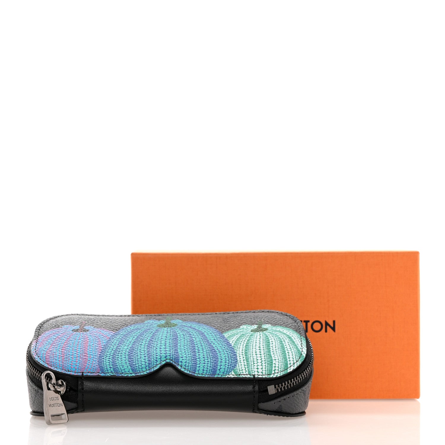 Louis Vuitton LV X YK Monogram Kusama Pumpkin Sunglasses Pouch 8 of 8