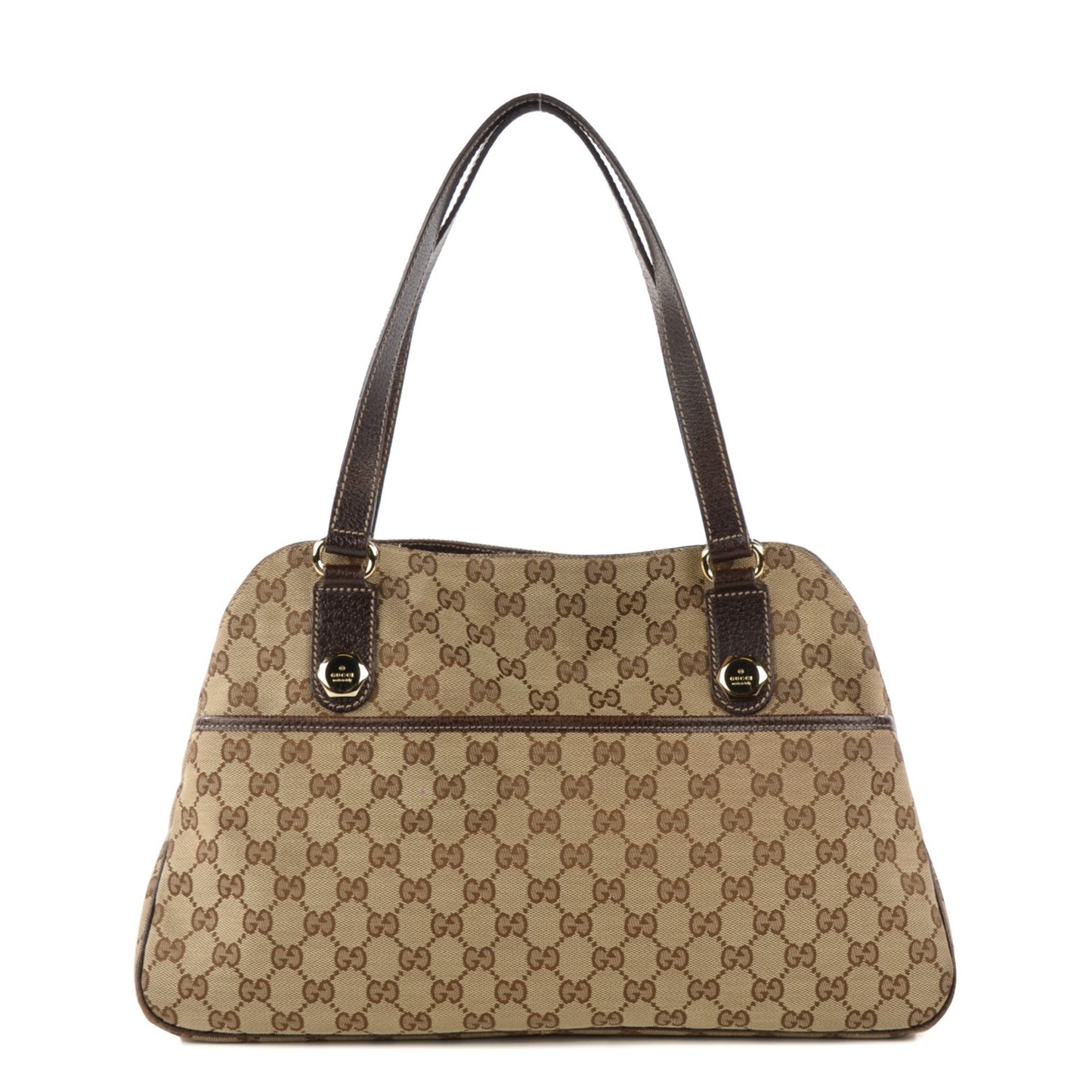 Monogram Medium Charmy Shoulder Bag Brown