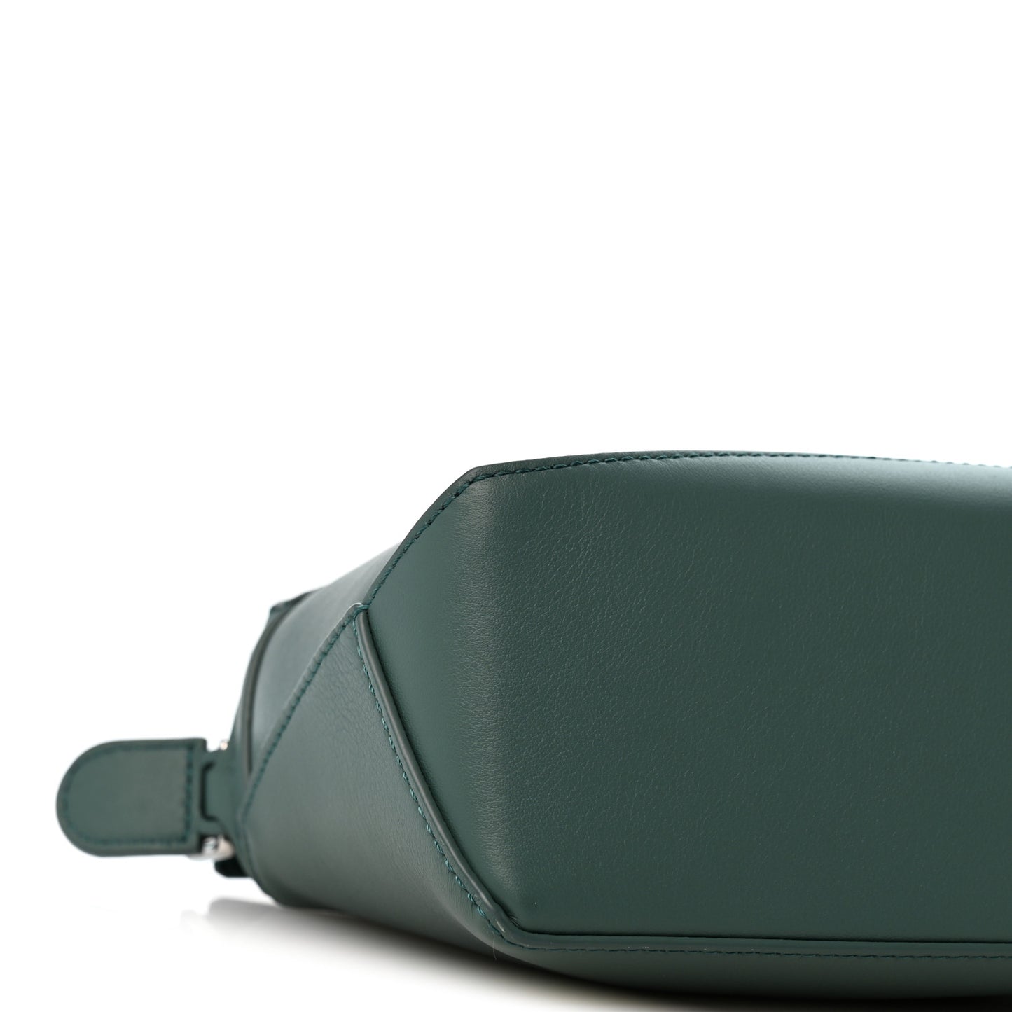 X SUNA FUJITA Shiny Calfskin Mini Octopus Puzzle Edge Bag Vetiver