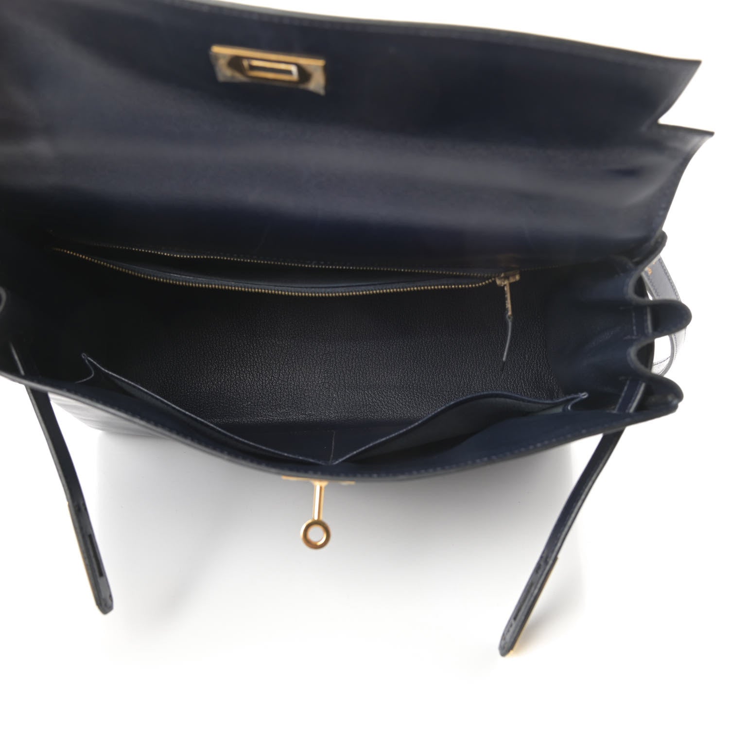 Hermes Box Kelly Retourne 32 Indigo 5 of 14