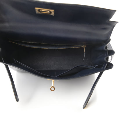 Hermes Box Kelly Retourne 32 Indigo 5 of 14