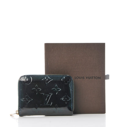 Louis Vuitton Vernis Zippy Coin Purse Blue Nuit 9 of 9