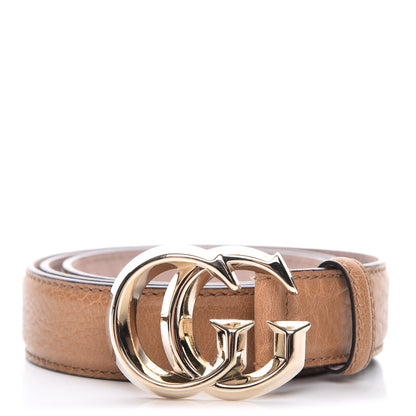 Gucci Calfskin Double G Belt 90 36 Brown 1 of 9