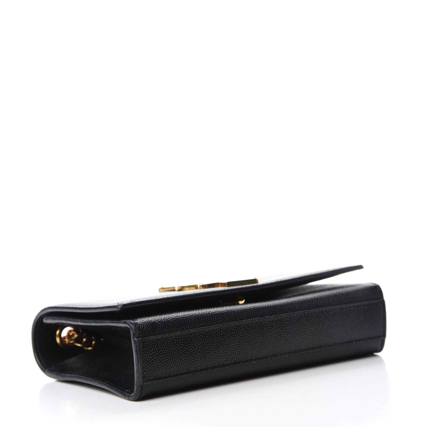 Saint Laurent Grain De Poudre Small Monogram Kate Satchel Black 4 of 14